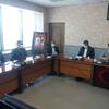 جلسه هماهنگی مسئولین حج وزیارت با هیئت پزشکی هلال احمر استان کرمانشاه
