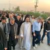 گزارش تصویری / حضور نماینده ولی فقیه و رئیس سازمان حج وزیارت در راهپیمایی اربعین حسینی