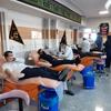 حضور مدیریت،همکاران و کارگزاران حج و زیارت استان در سازمان انتقال خون در راستای نذر سلامت