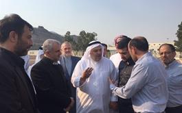 حضور رئیس سازمان حج و مسئولان ایرانی بر مزار جان باختگان فاجعه منا در مکه