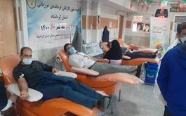 اهدای خون بمناسبت ایام الله دهه فجر